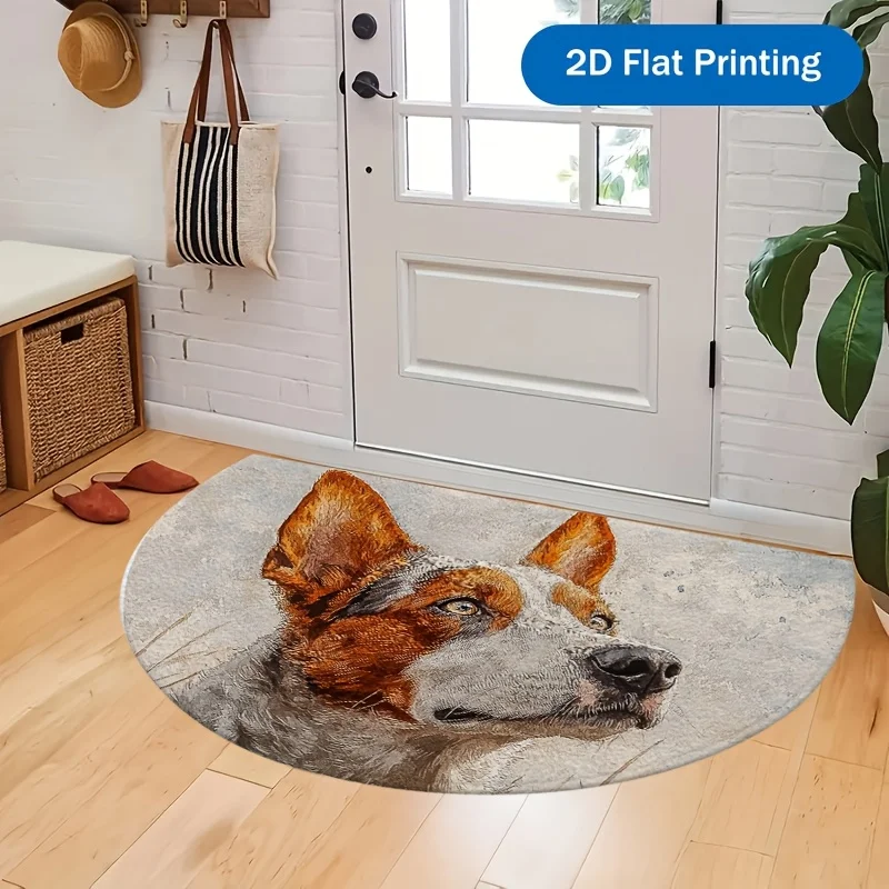 Charming Garden Motif Floor Mat Durable Non Slip Entryway Rug For Kitchen Bathroom And Cottage Style Home Use