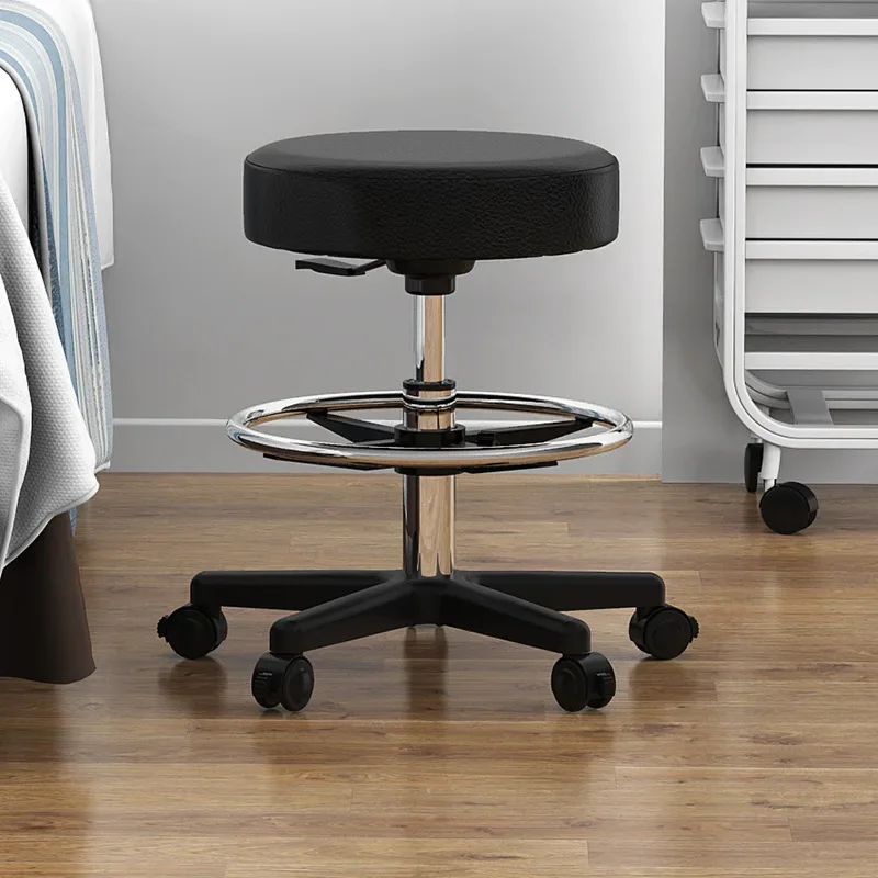 Bar beauty salon rotating lifting round stool pulley wear-resistant