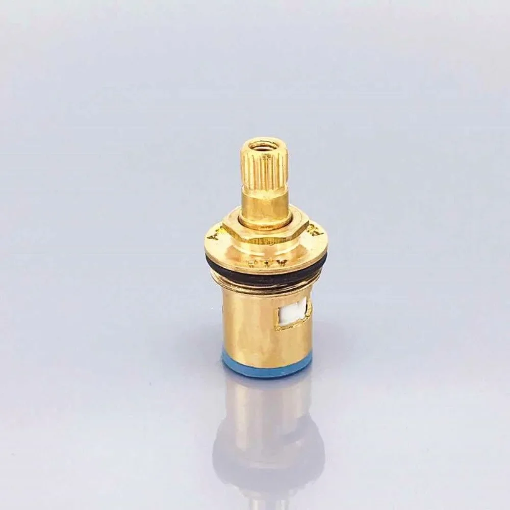

1 Universal Replacement Tap Valves Brass Ceramic Disc Cartridge Inner Faucet Valve for Bathroom, Clockwise or Anti-clockwise