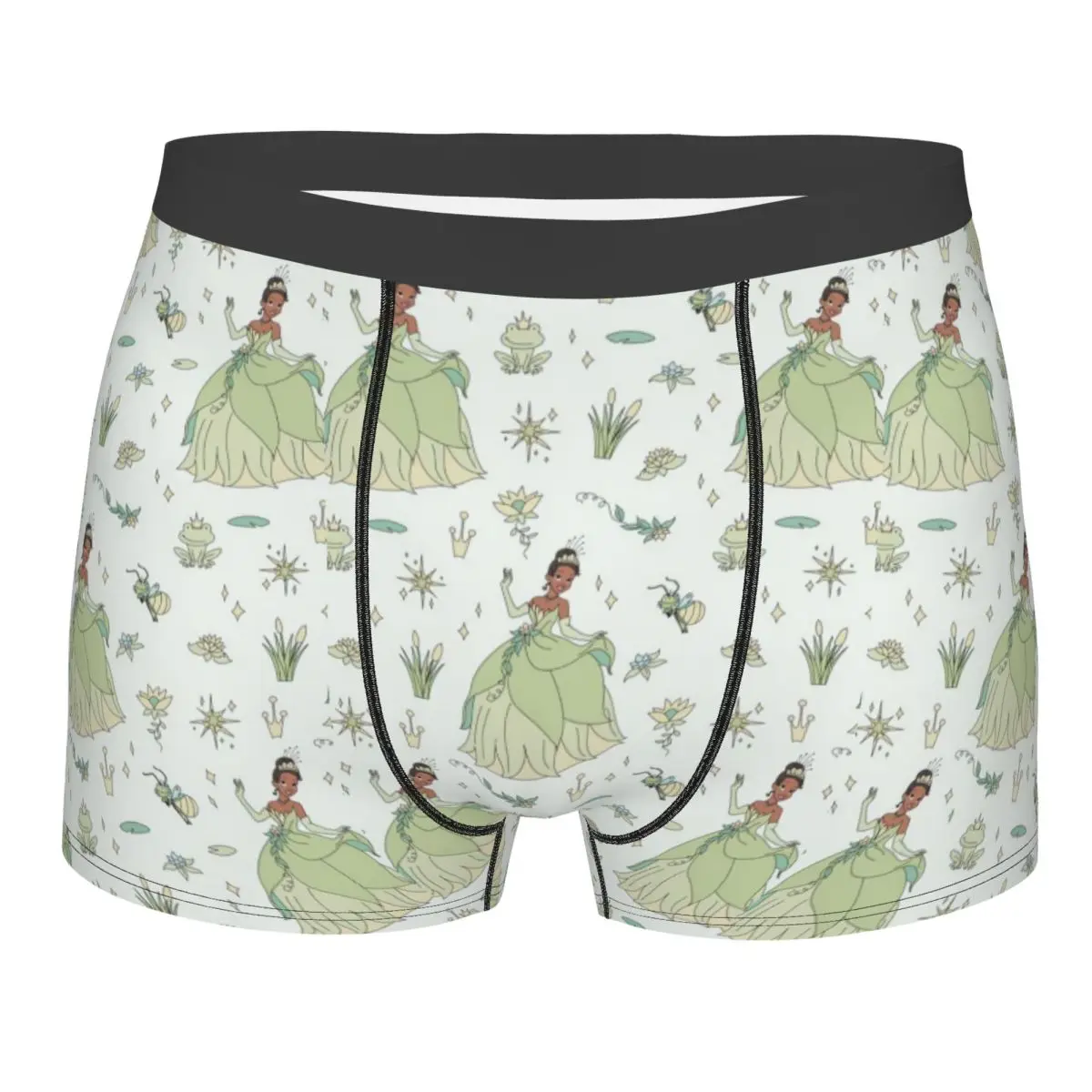 

Custom Tiana Princess Boxers Shorts Men's The Princess And The Frog Briefs Underwear Cool Underpants