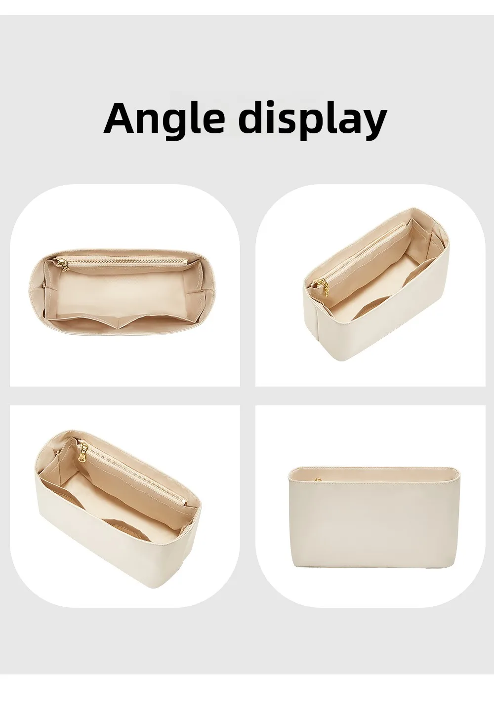 Waterproof Bag Insert Storage For Garden Party23mini Nylon Bag Organizer Insert Bag Support Bag Liner Handbag Bag Accessories