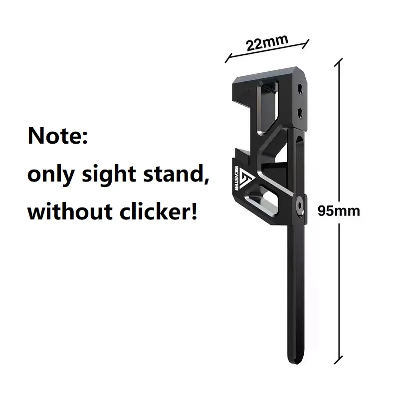 BICASTER Bogenschießen Einstellbare Anblick Clicker Ständer Extender Halter NEO Carbon Faser Clicker Mit Dem Ziel Jagd Schießen Zubehör – Detail 1