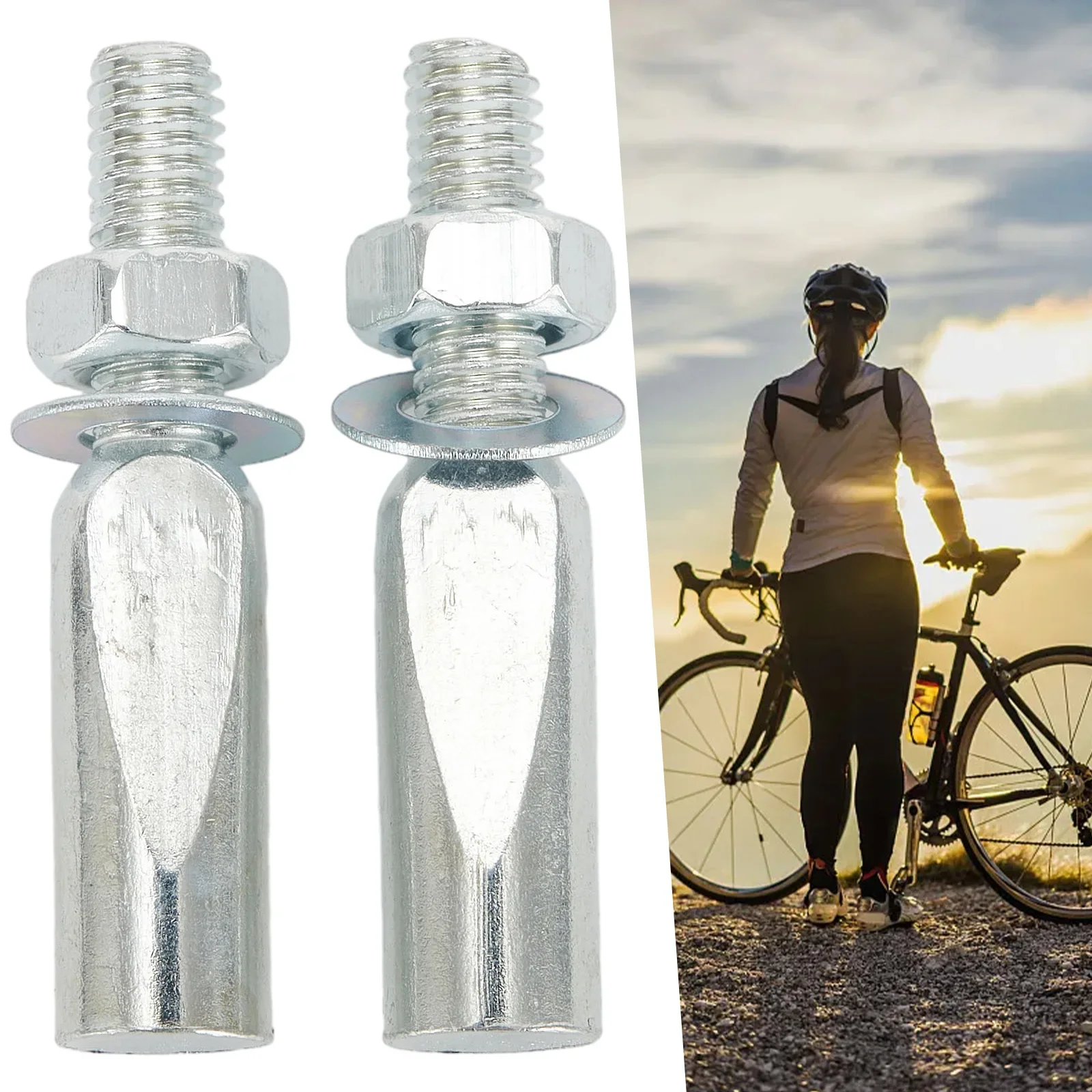 Ersatz-Kurbelkeil aus Stahl, 2 Stück, 44 mm Stiftsatz, Fahrrad-Innenlager, Kettenplatte, für Radfahren, fest, langlebig, hohe Qualität – Detail 12
