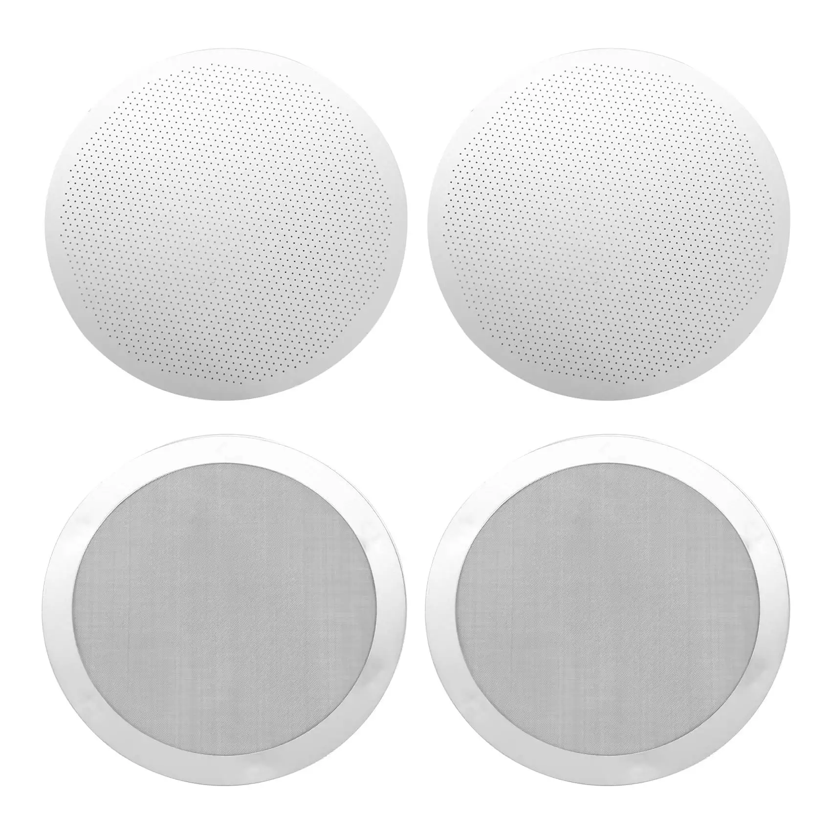 에어로프레스 커피 메이커용 재사용 가능한 커피 필터, 세척 가능한 스테인레스 스틸 메쉬 마이크로 필터, 2 가지 유형