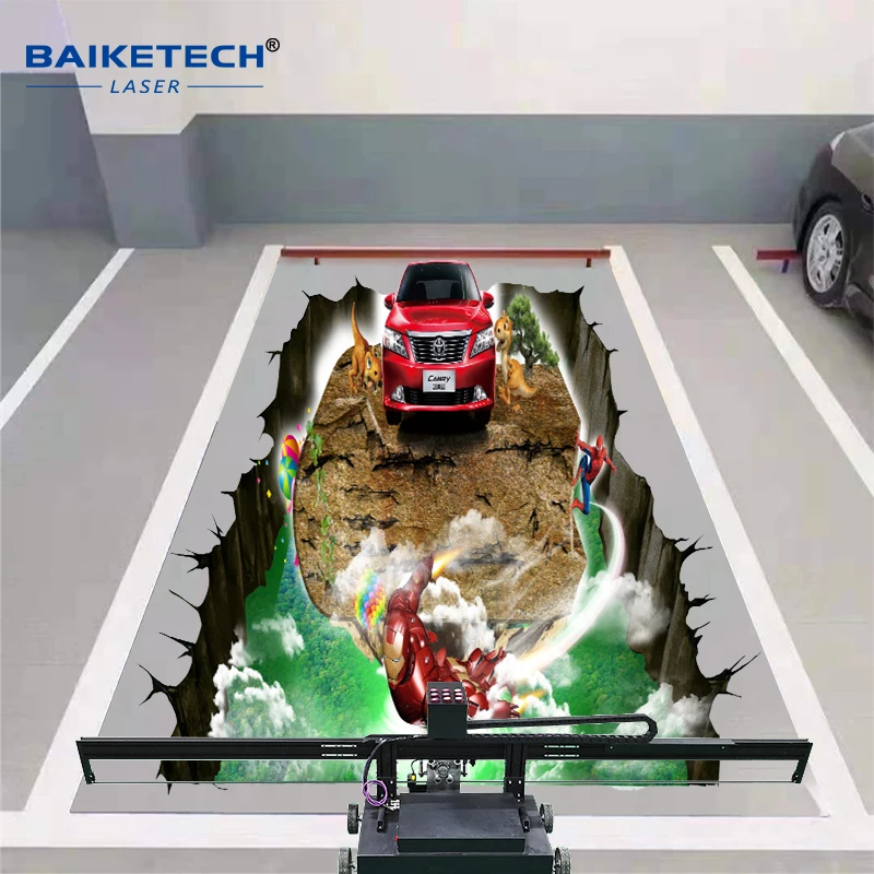

3D Inkjet Floor Printer Machine Wall Printing Machine TH-UP600M Pro Horizontal Ground Painting Machine UV Ink