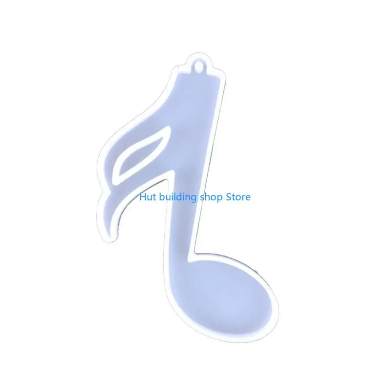 T21C Music Note Silicone Mold Resin Casting Silicone Mold for Making Wind Decor