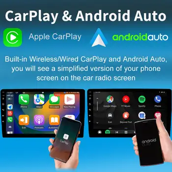 Rodetiss 9吋安卓14車載多媒體播放器,適用於BMWMINI掀背車Cooper R50 R52 R53(2000-2006款),支援車載GPS導航、收音機、CarPlay、DSP、4G、SIM卡和FM收音機功能。 8 最佳銷售 適用於迷你庫柏R50的安卓收音機 - №1