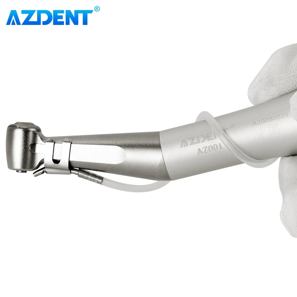 AZDENT-contraángulo Dental 1:1, herramienta de odontología para dentistas, botón pulsador de baja velocidad, PULVERIZADOR DE AGUA externo, 2,35mm, 1