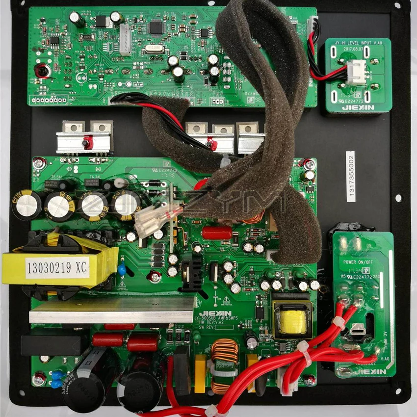 500W CLASS-D Digital-Verstärkerplatine 110V 220V Subwoofer-Verstärkerplatine Subwoofer-Board – Detail 4