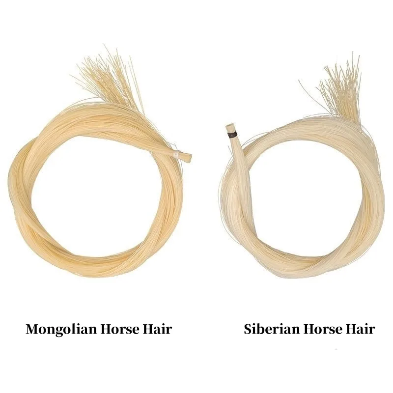 50g AAA cabelo de cavalo natural siberiano/mongólia, violino/alto arco de crina de cavalo branco, preto, marrom, cinza80-85cm