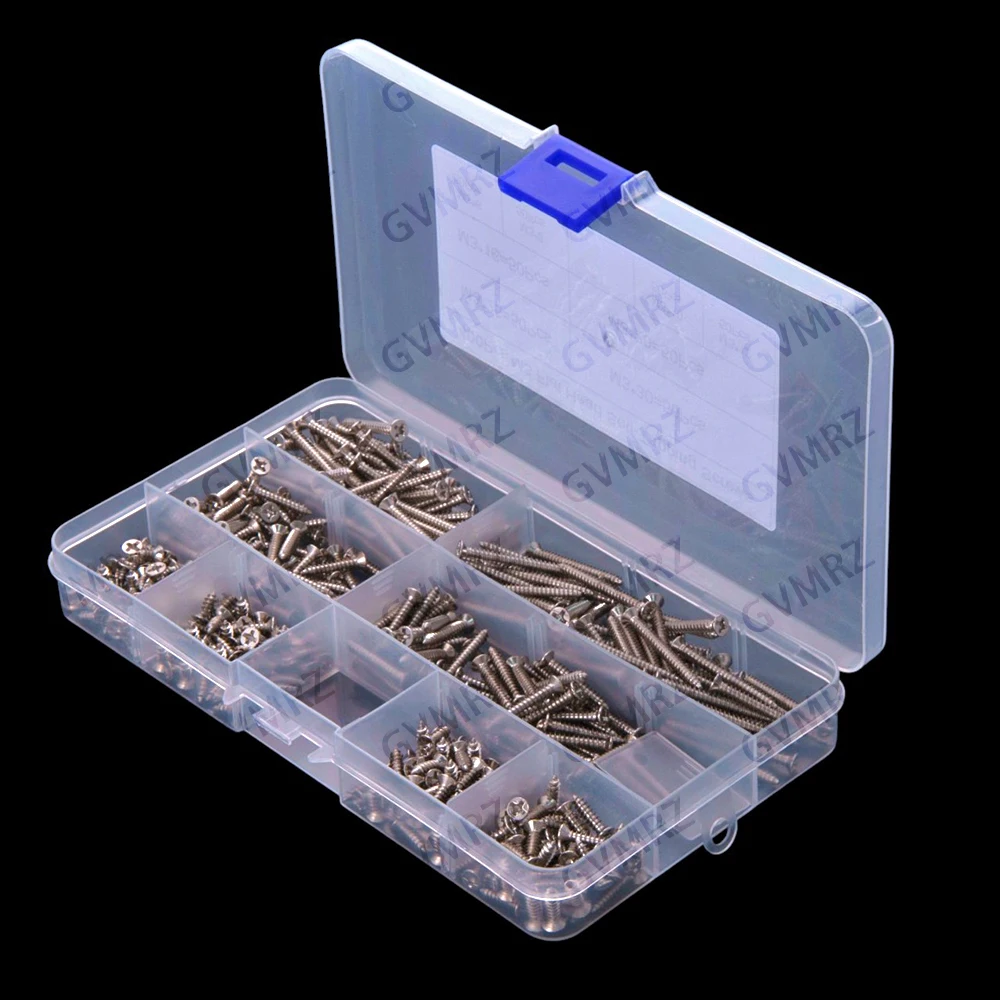 400PCS M3*30 M3*10 M3 flat Head Self-Tapping Screws M3*25 M3*20 M3*6 M3*8 M3*10 M3*12