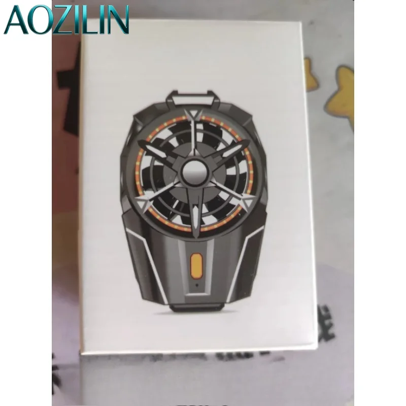 AOZILIN Rechargeable Semiconductor Cooling Back Clip Phone Cooler Vapor Chamber Low Noise Fan for Gaming Live Stream