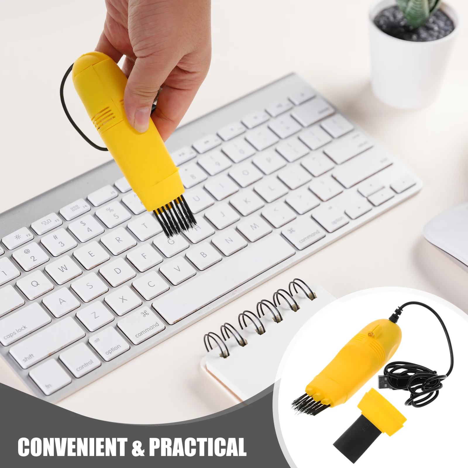 

Mini USB Vacuum Cleaner Powerful Rechargeable Keyboard Computer Cleaner Portable Vacuum Cleaning Tool for Car Home