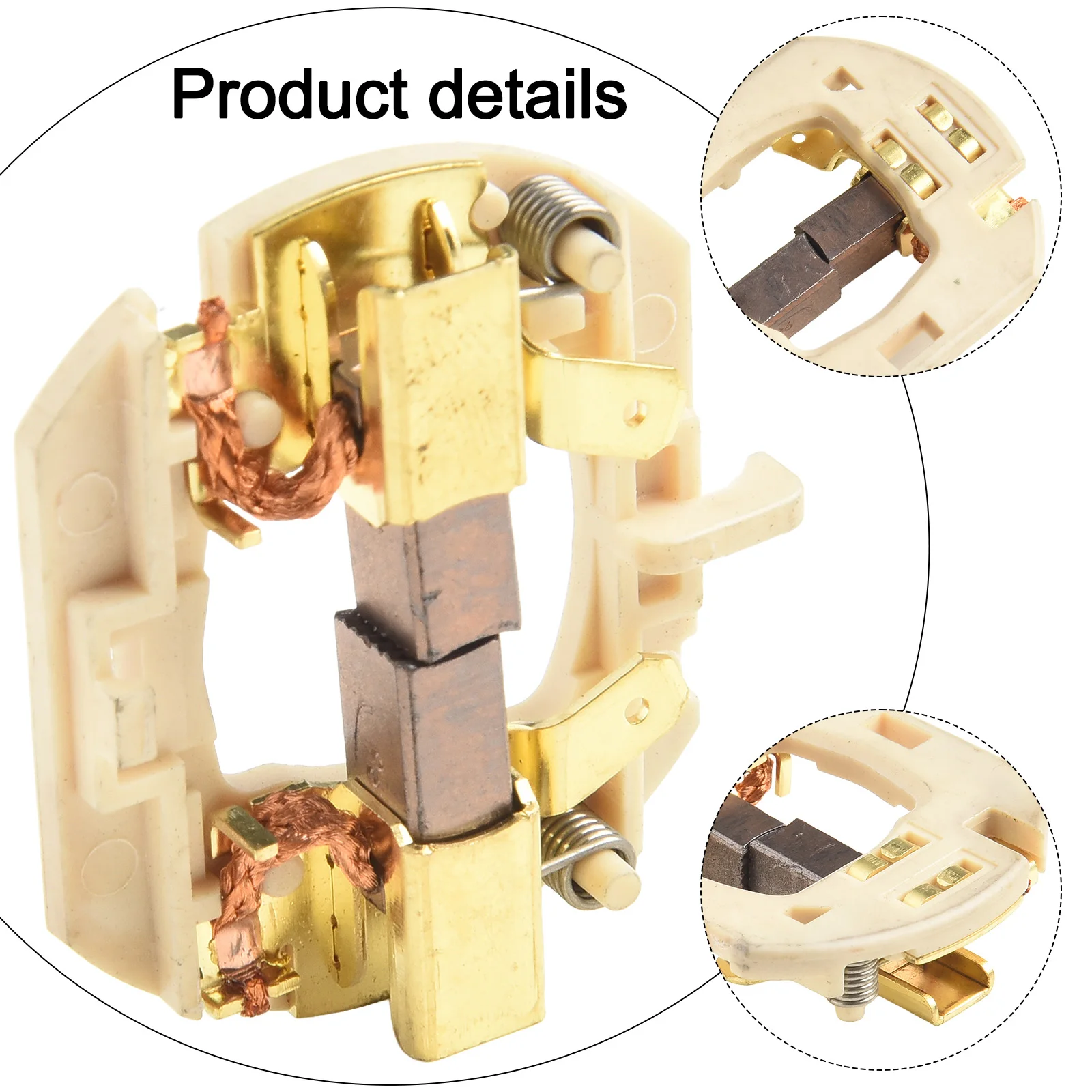 

Replacement Parts Use As Picture Carbon Brush Holder Lightweight Design Proper Part Identification 1pc Quantity