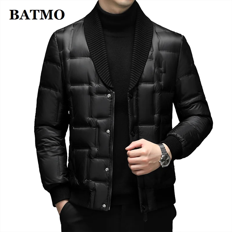 Batmo 2023สินค้ามาใหม่สำหรับฤดูหนาว90% แจ็คเก็ตขนเป็ดสีขาวสำหรับผู้ชาย, เสื้อโค้ทเด็กผู้หญิงหนา, เสื้อปาร์กาผู้ชาย, FF26655