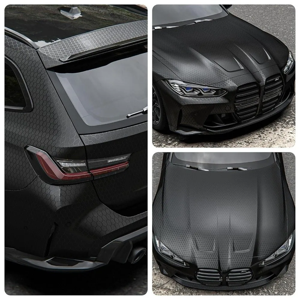 50x30CM Self-Adhesive Foil Sticker​​ Forged Carbon Fiber Self-adhesive ​​Carbon Fiber Sticker​​ Scratch-Proof​​