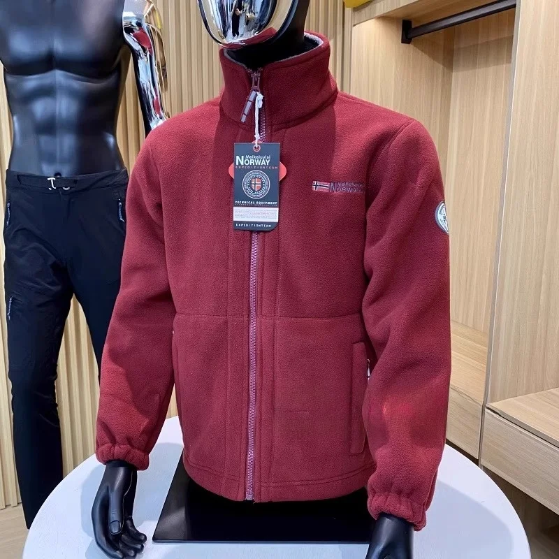 

Мужское зимнее пальто Thiened Fce на подкладке Jaet с воротником-стойкой, теплое двухслойное хлопковое пальто, молодежный модный жилет