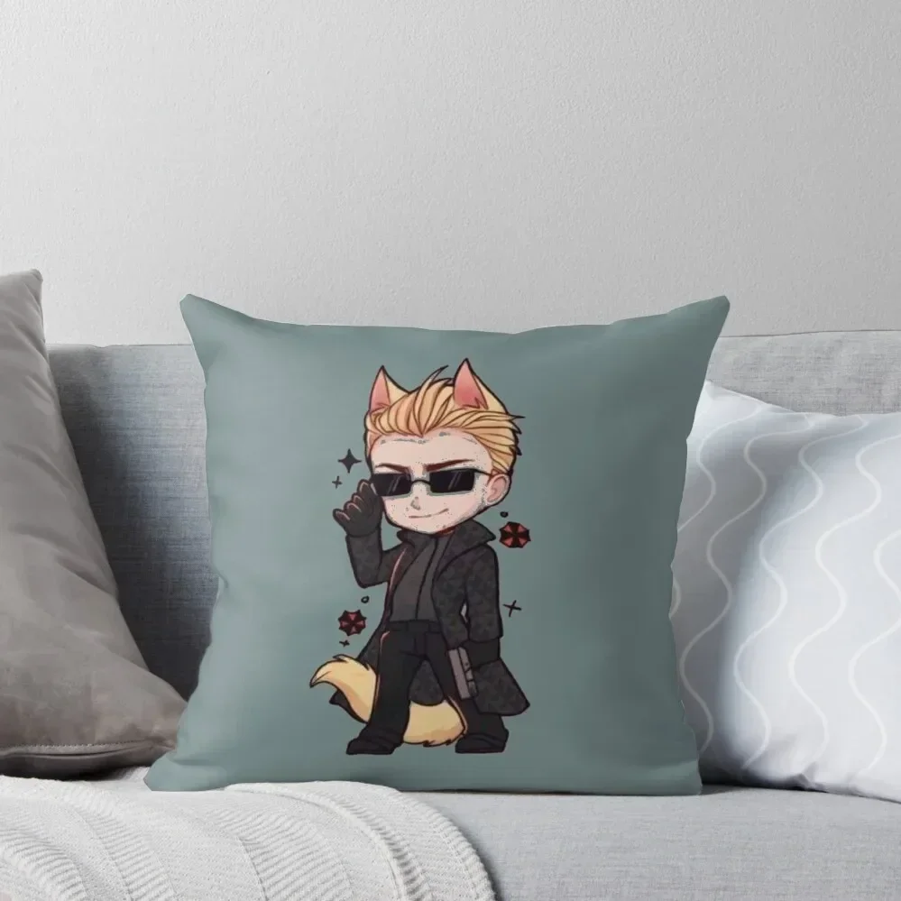 

albert wesker chibi Throw Pillow christmas decorations for home 2025 Luxury Pillow Cover pillow