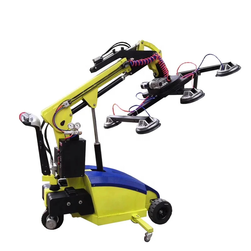 Wholesale Vacuum Glass Lifter Machine 600kg 6 Pads Heavy Duty Automatic Robotic Glazing Lifter Equipment Factory