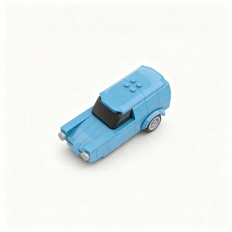130pcs MOC Reliant Robin Mr Bean S Arch Nemisis Model Building Blocks Construction Toy Idea festival Gifts Education Brick view 4