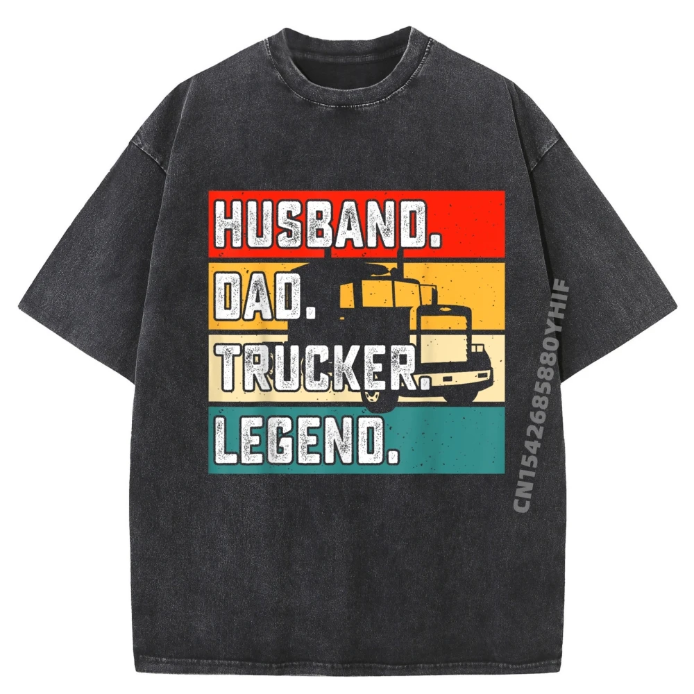 

Топы и футболки, мужские футболки с рисунком, женские футболки с принтом для мужа, папы, дальнобойщика, легенды, стираная рубашка в стиле ретро, семейная