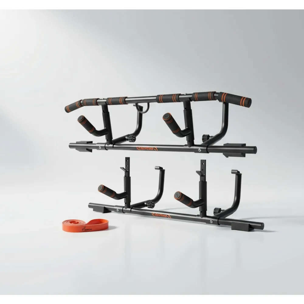 2025 ترقية مقبض قابل للطي المدخل سحب ما يصل بار، 440 رطل قدرة متعددة قبضة المنزل الصالة الرياضية قوة المدرب لجميع المستويات #1