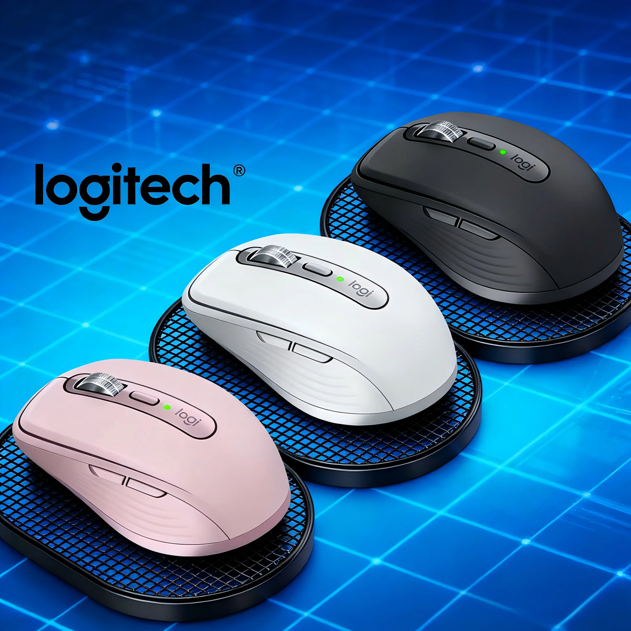

Logitech MX Anywhere 3S - Bluetooth 5.0+2.4GHz wireless, 6 custom buttons, 70 day battery Comfortable Touch Sweat resistant