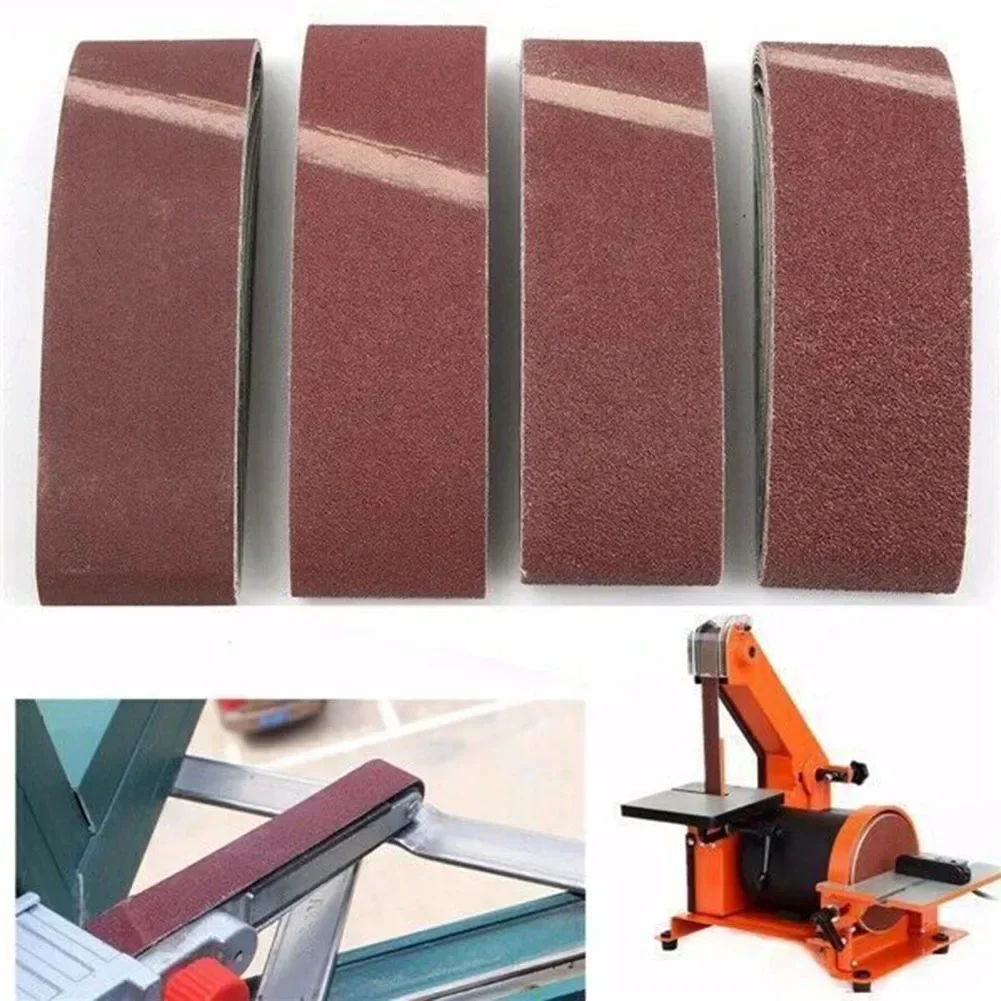 24pcs 75x533mm Sanding Belts 40-120grit Sandpaper Aluminum Oxide Abrasive Sanding Belts Sander For Sander Grinder Belts Grinding