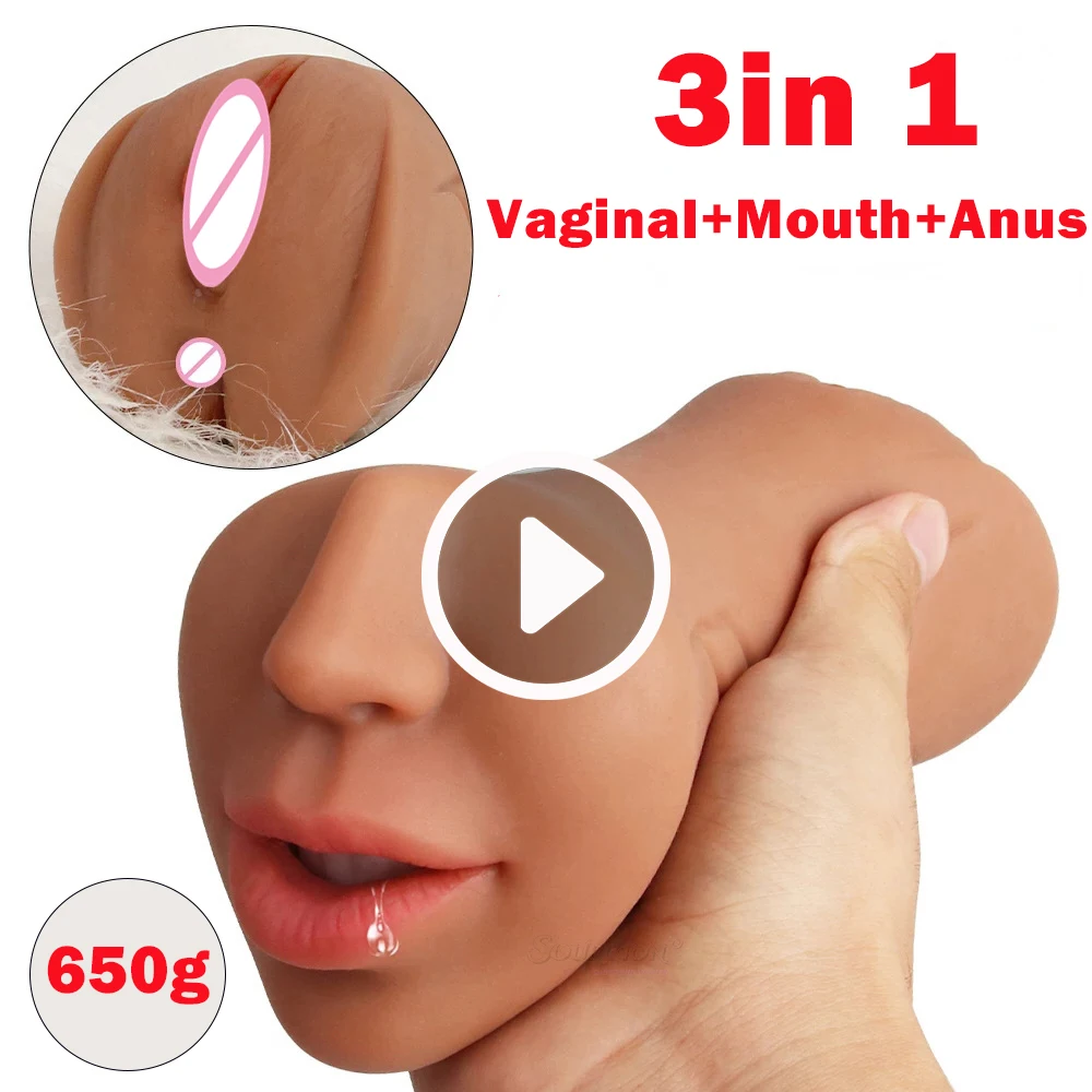 Pussy Vagina Male Masturbator Sex Toys Sexa Men's Gadgets Real Vaginasilicona Men's Adult Goods Toys for Adults 18 Sex Toy Man