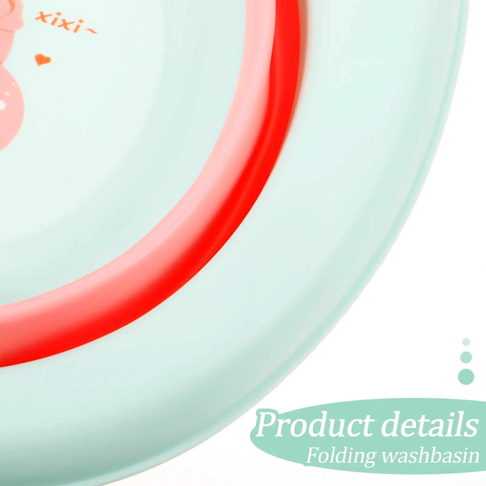 

2pcs Foldable Baby Washing Basin Portable Infant Washbasin For Kids Lightweight Collapsible Wash Tub With Strap Space Saving