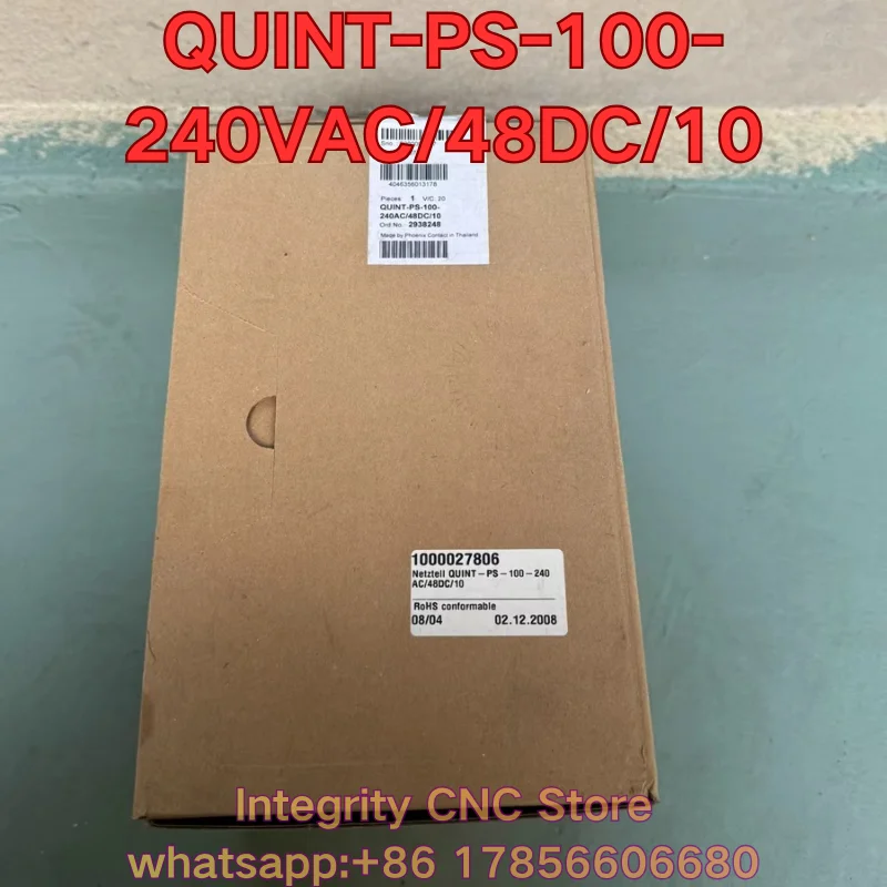 New QUINT-PS-100-240VAC/48DC/10 PLC module 2938248