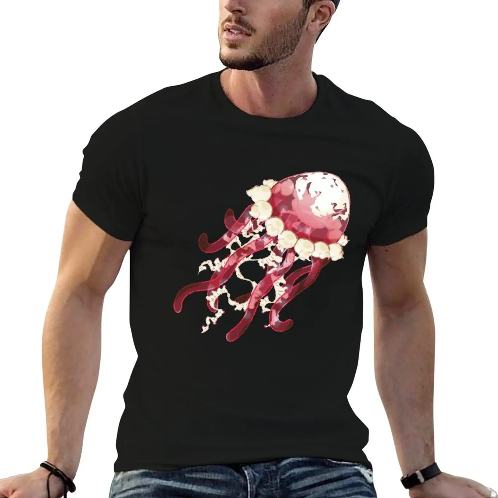 

Strawberries and Cream Jellyfish T-Shirt t shirts designer t shirt for man T-Shirt
