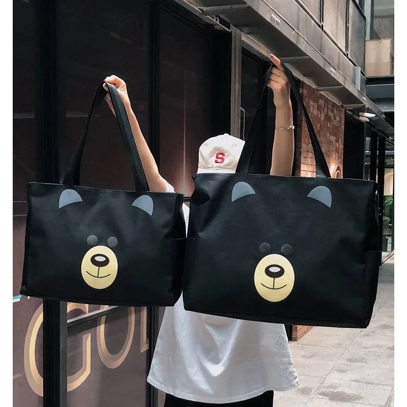 lightweight-large-capacity-oxford-cloth-travel-bag-portable-short-trip-luggage-bag-women's-handbag-durable-student-bag
