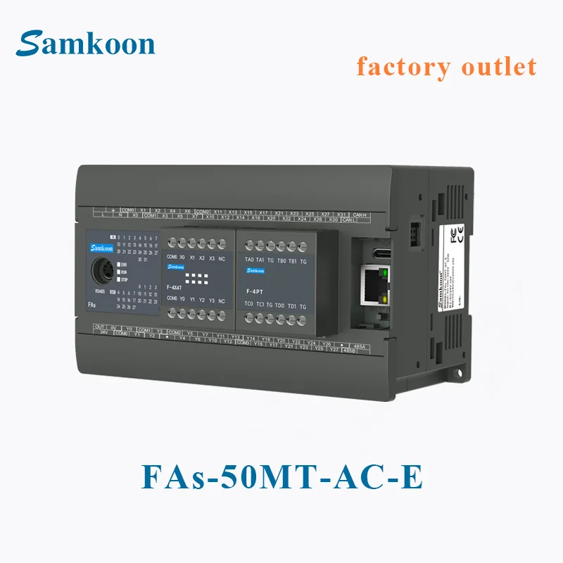 Samkoon FAs PLC 26DI+24DO RS485/USB Ethernet optionaler Controller für die industrielle Automatisierung