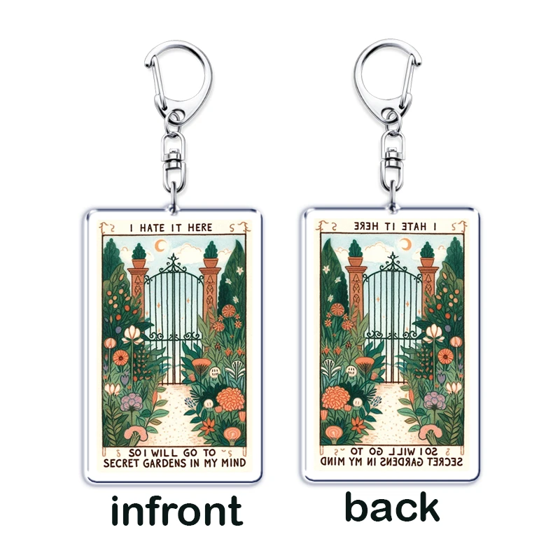 Aesthetic Stamps Keychains for Accessories The Life of A Showgirl Reputation Folklore 1989 Keyrings Jewelry Fans Friends Gifts view 5