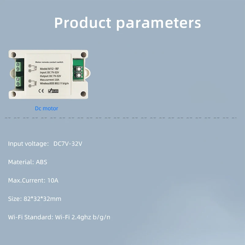 eWeLink Wifi Smart switch for DC Motor,433MHZ Wireless Remote control Work with Linear Actuator