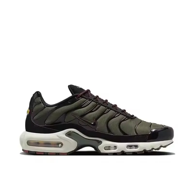 Nike Air Max Plus Comfortable, Versatile, Cushioning, Anti Slip, Durable, Simple Life, Casual Running Shoes for Men, Green