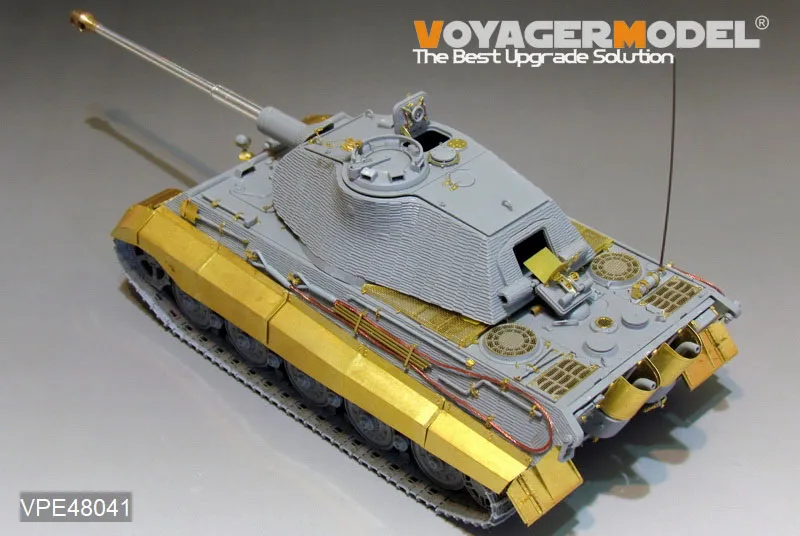 Voyager Model VPE48041 1/48 WWII German KING TIGER Posche Production Upgrade Set(For UTSTAR 008) (No Tank) Photo Etched Part