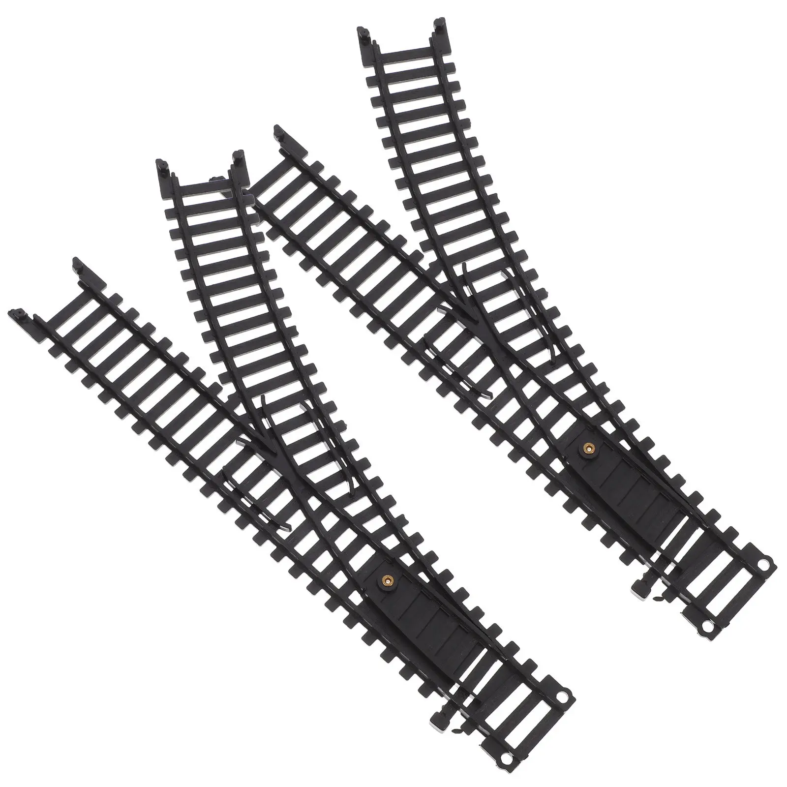 

1Pair Realistic High Speed Rail Train Track Set Electric Toddler Railway Plastic Rail Accessories Educational