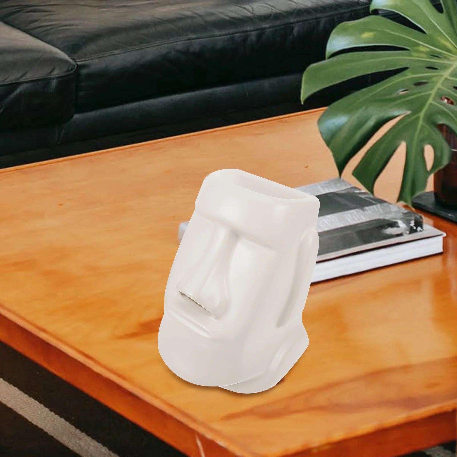 

Stone Tissue Box Cover Smooth Surface Ceramic Material Napkin Holder Household Decor Living Room Desktop tissue box