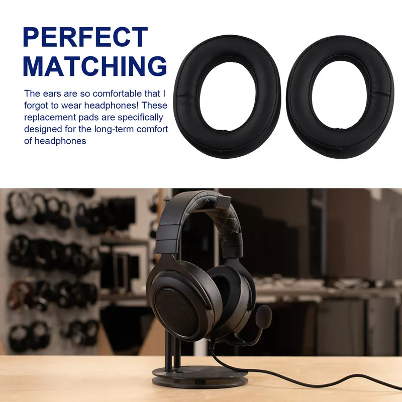 وسادات أذن بديلة لسماعات الرأس Corsair HS50 Pro HS60 Pro HS70 Pro وسائد أذن من الإسفنج الناعم