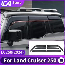 Side window deflector,rain guard visor For Toyota Land Cruiser 250 Prado Lc250 2024 1958 Upgrade Exterior Decoration Accessories