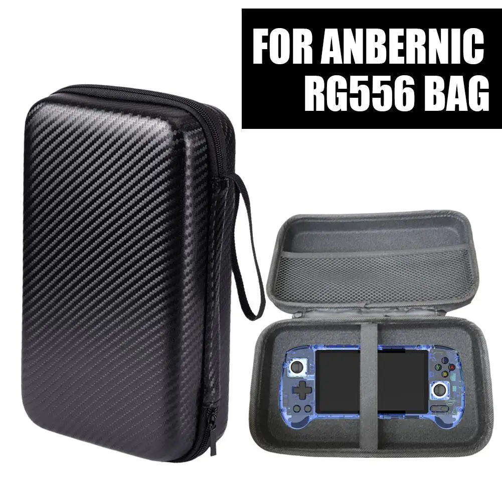 EVA Game Console Storage Bag For ANBERNIC RG556 Portable Waterproof Case Dustproof Anti-fall Shockproof Game Accessories