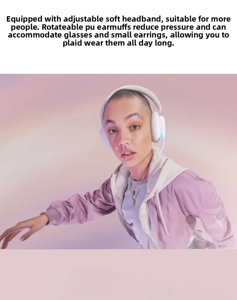 Afbeelding 6: G735 Aurora Draadloze Bluetooth Gaming Headset Microfoon Headset RGB Lichteffect Oproepfunctie