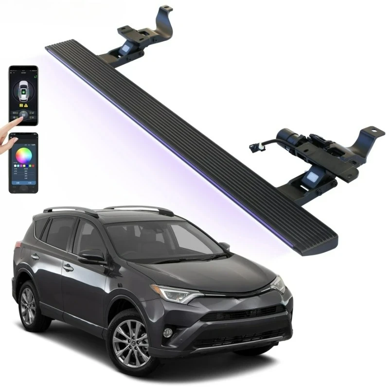 

Hot Selling ForToyota RAV4 Prix Automatic Retractable Electric Pedal with LED Light