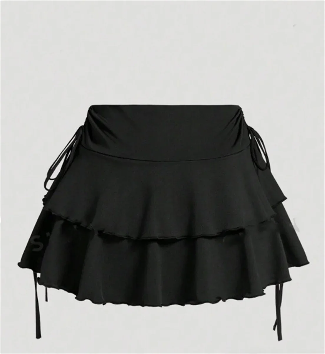 

2026 New Solid Color Skirt Women Summer Fashion Outdoor Versatile High Waist Slim Fit Elastic Waist Short Skirt Goods In Stock