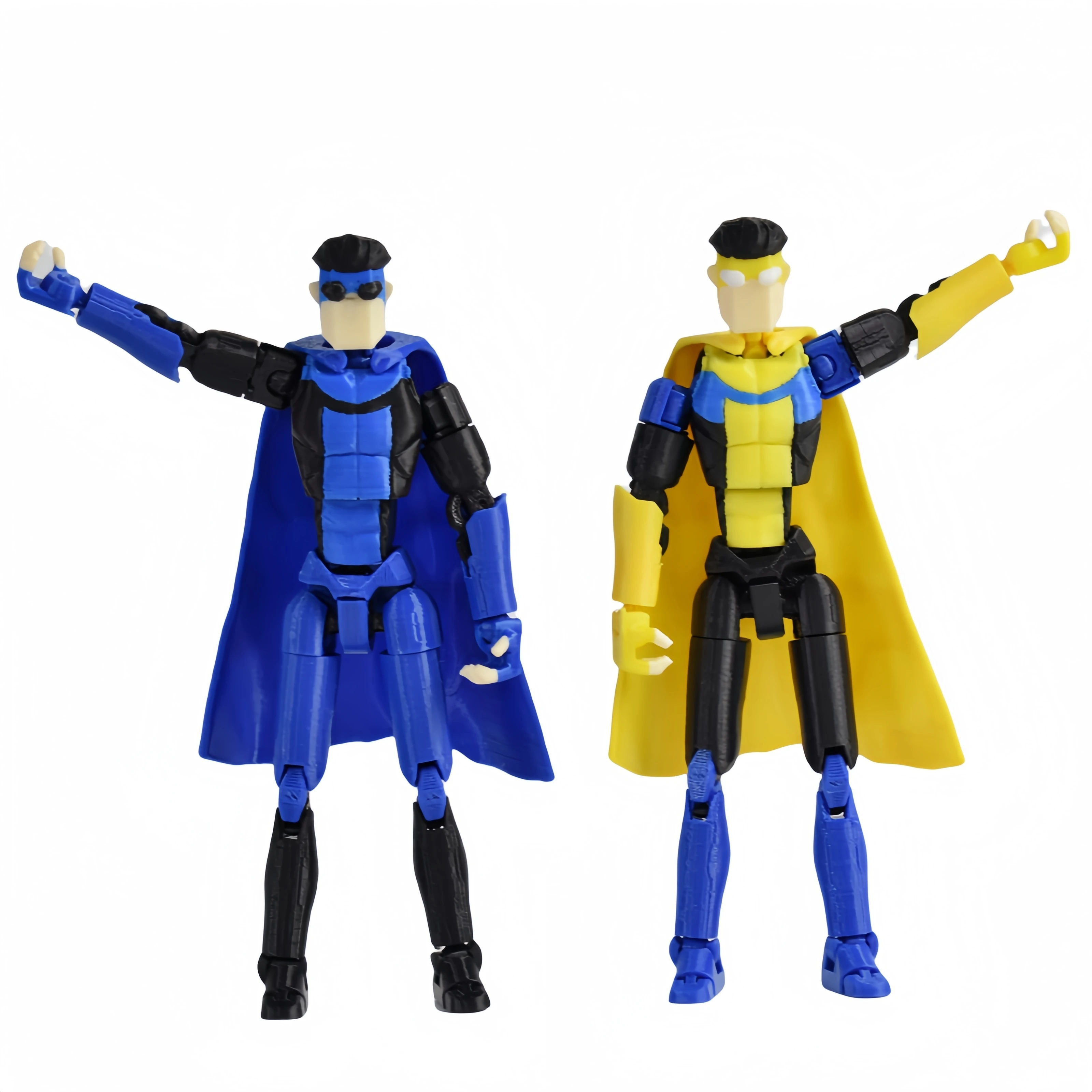 شخصيات الحركة التي لا تقهر ثلاثية الأبعاد مطبوعة مارك غرايسون شخصيات الحركة متعددة المفاصل لعبة قابلة للجمع هدية لمحبي الحلي