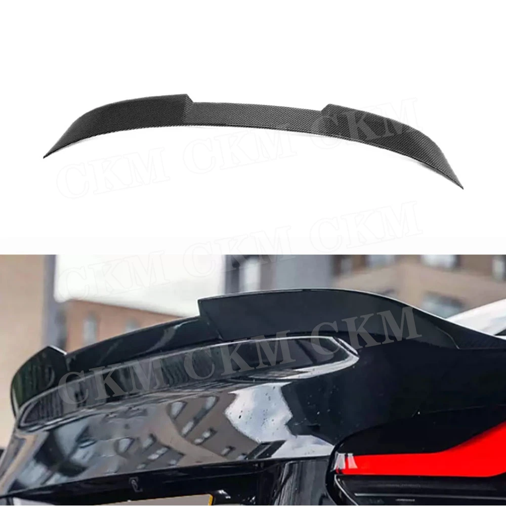 ألياف الكربون الخلفي سبويلر سيارة التصميم الجسم أطقم FRP الخلفي الجذع سبويلر الجناح لسيارات BMW 2 سلسلة G87 M2 2023 + اكسسوارات #2