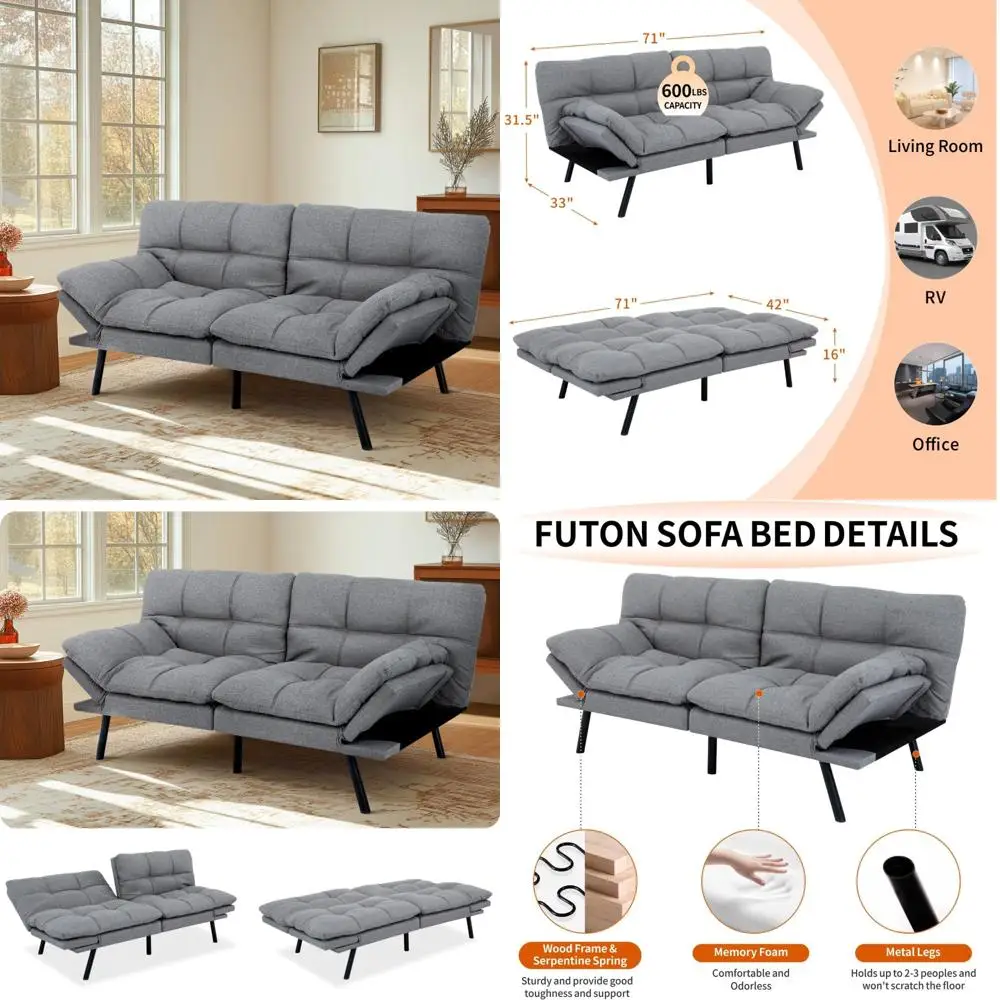 Muuegm Futon Sofa B…