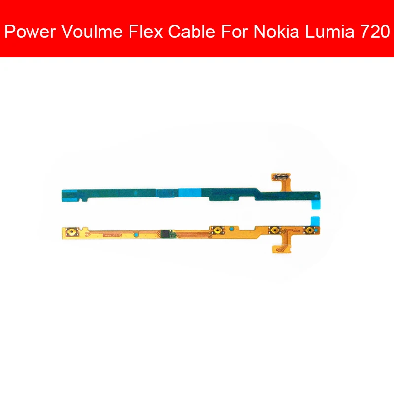 Up/down Volume Flex Cable For Nokia Lumia 720 640XL 1520 920 950XL 820 640 950 1020 925 625 1320 Power Side Key Flex Cable